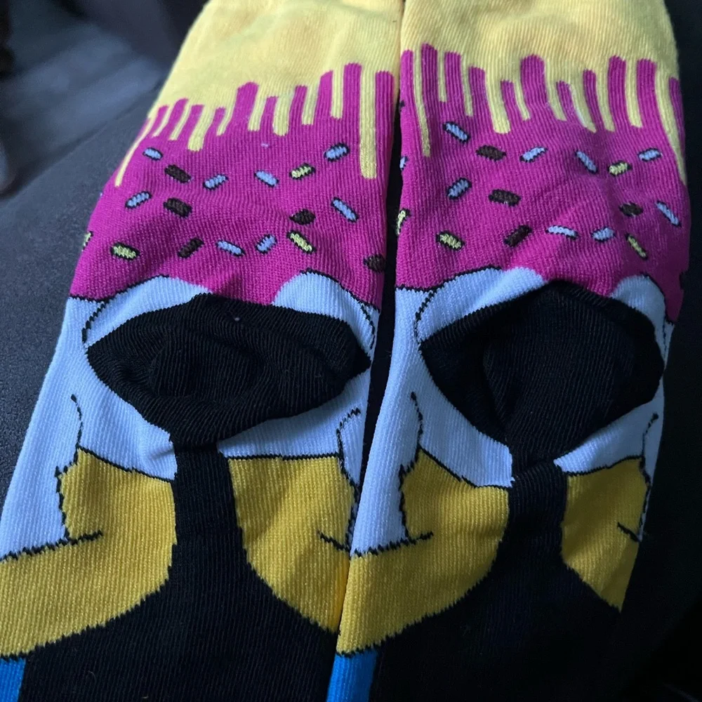 🌵 Character Print‎ Yellow Socks. NWOT